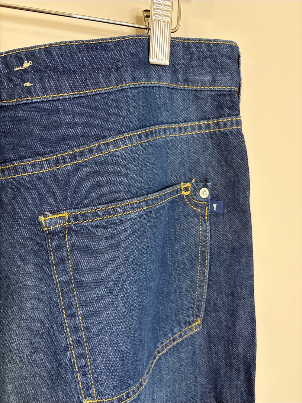 Anthropologie Pilcro the Annie Jean Dark Wash Wide Leg Baggy Sz 31 Petite NEW - Picture 6 of 14